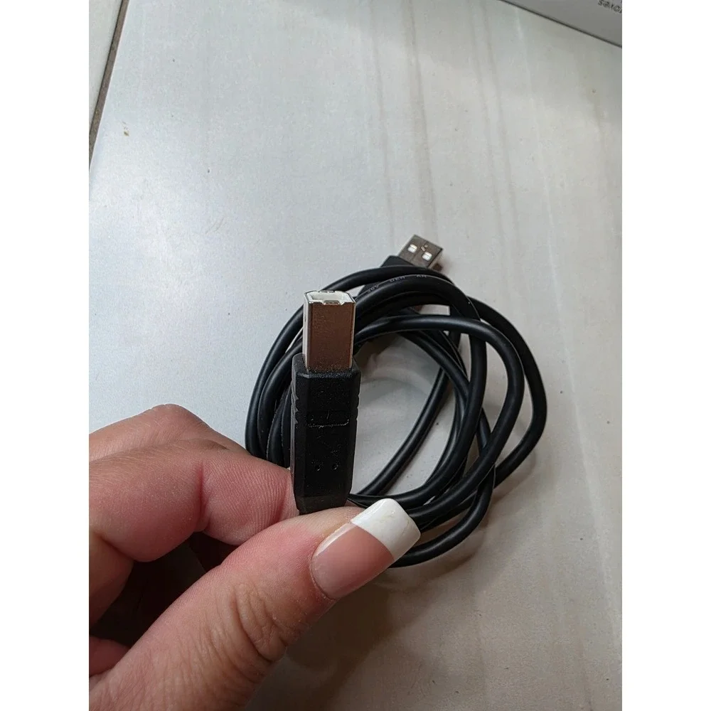 USB 2.0 Printer Cable Type A‎ Male to Type B Male Black Scanner Data  A5 Cord